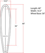 BIRCH 48" Classic Cruiser | Classic Retro Longboard Skateboard