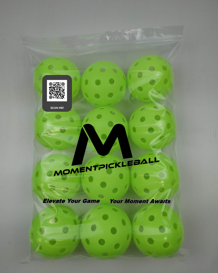 Moment SF1 Comp Performance Pickleballs for True Gameplay | 12 Balls