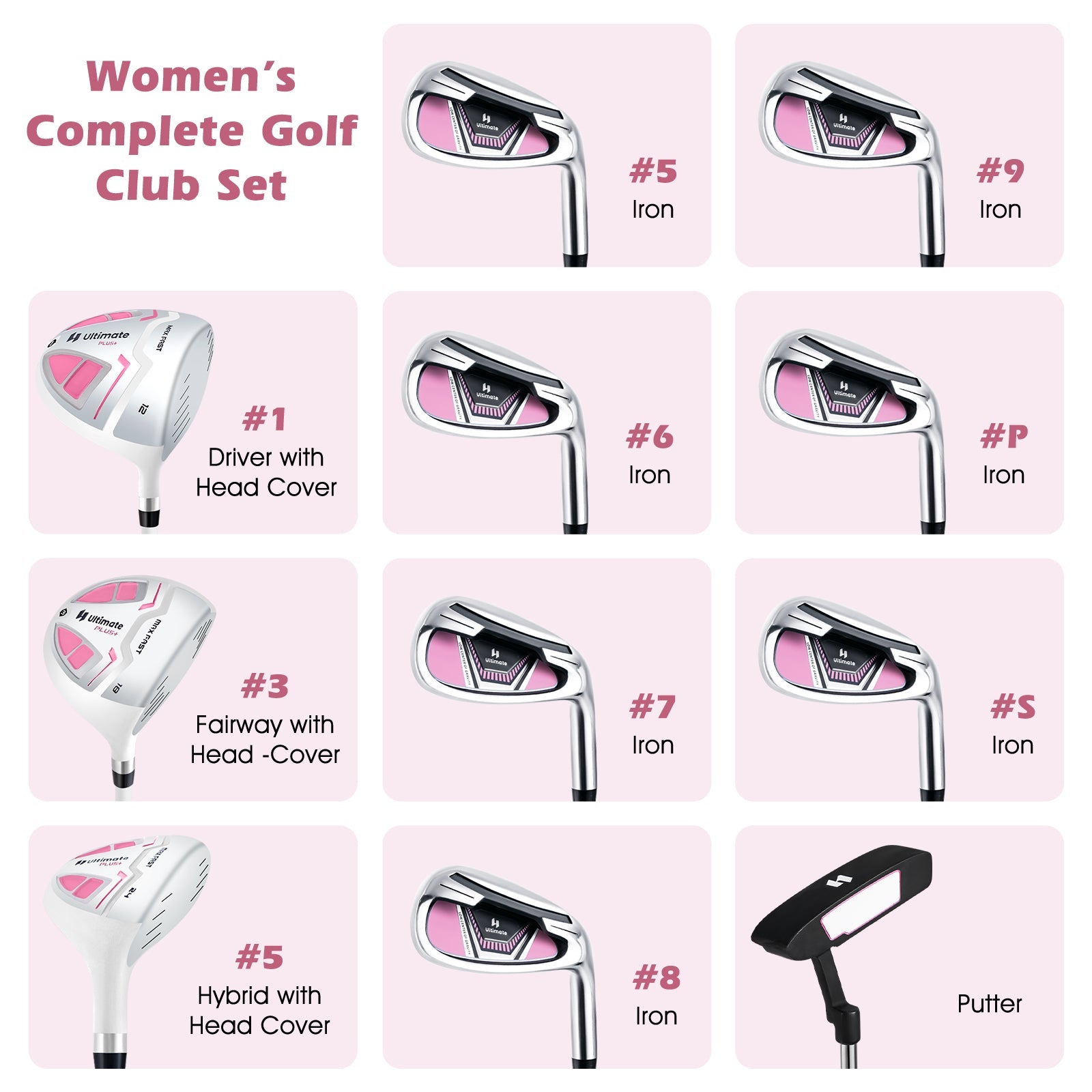 Ultimate Complete Women's Golf Club Set | Right Hand