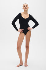 Iconic Lymphatic Long Sleeve Bodysuit | Brief