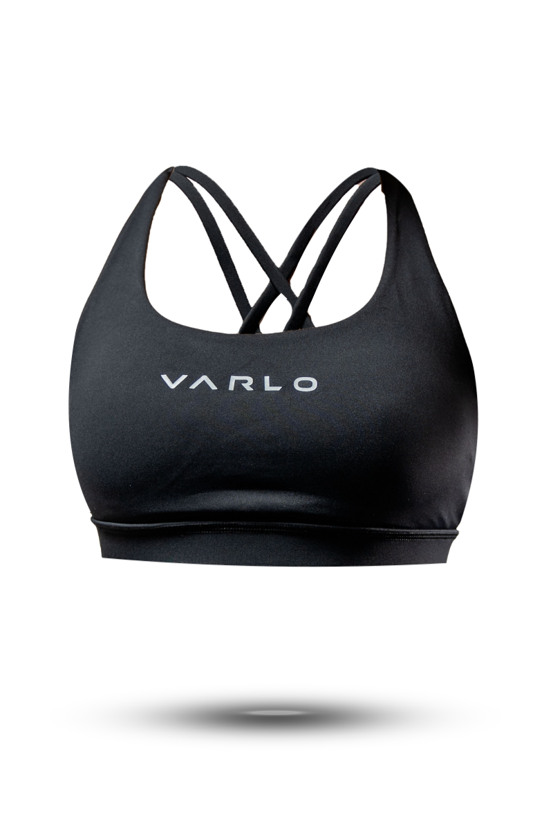 Women's SOHO Cross Back Sports Bra | Black
