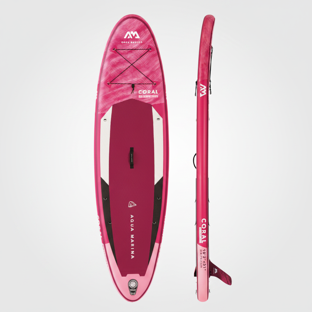 Aqua Marina CORAL 10'2" Inflatable Paddle Board All-Around Advanced SUP