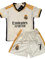 Vini Jr Kids Jersey White/Gold Real Madrid | Youth and Toddler Sizes