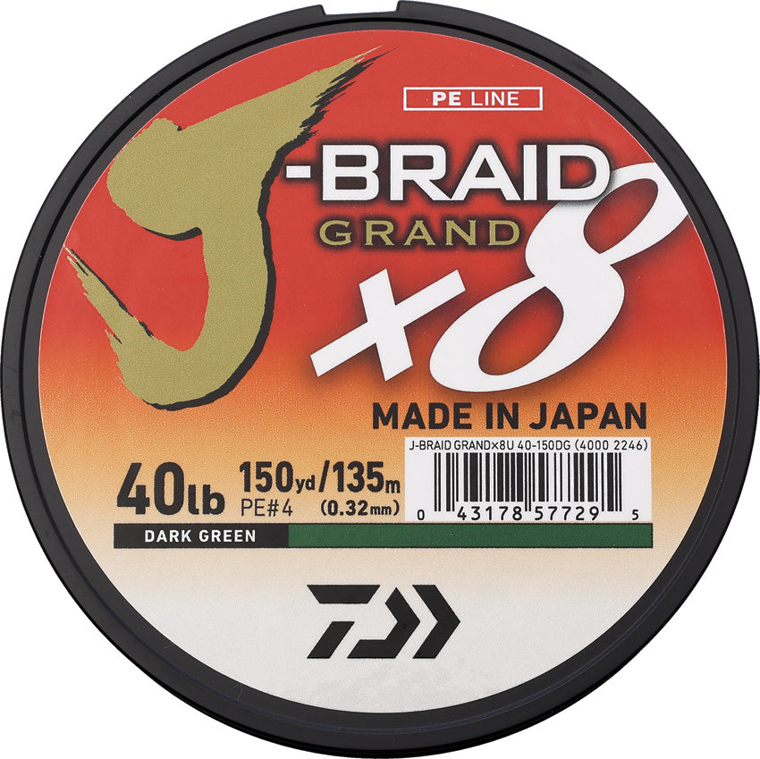 Fishing Line J-Braid Grand Braided | 8-50 LBS