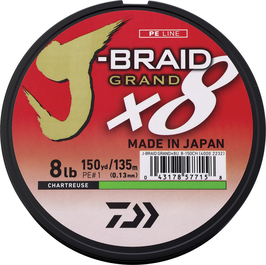 Fishing Line J-Braid Grand Braided | 8-50 LBS