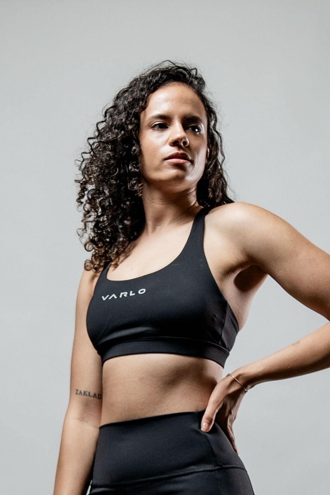 Women's SOHO Cross Back Sports Bra | Black