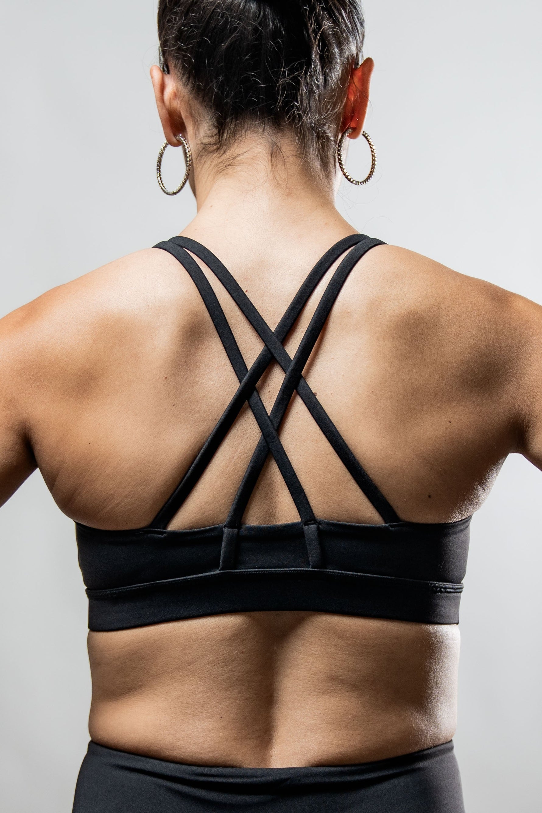 Women's SOHO Cross Back Sports Bra | Black