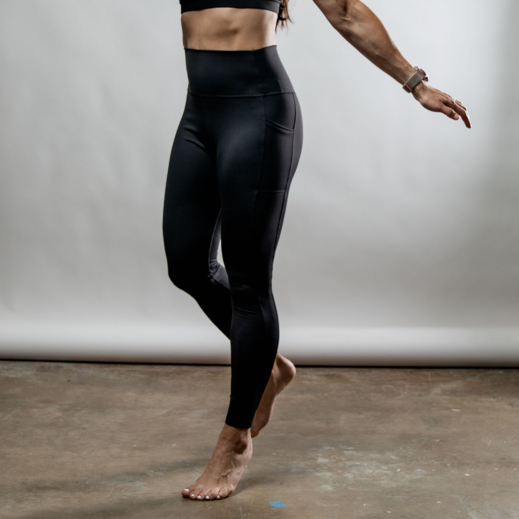 Women's SOHO Full Length High Waist Leggings (Black)