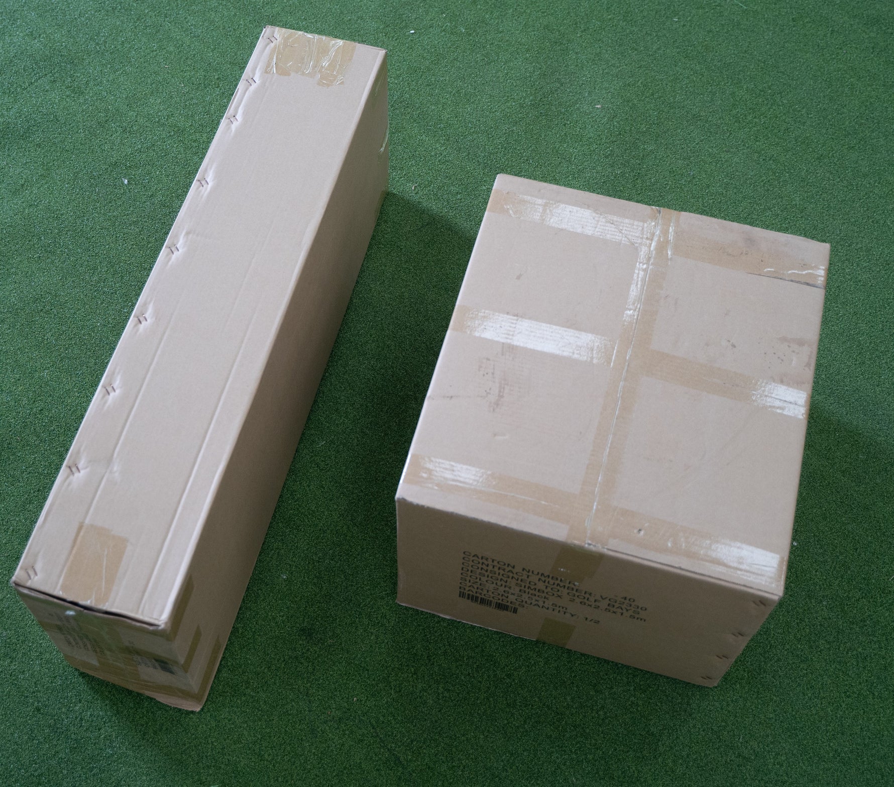 SimBox Golf Simulator Enclosure Pro + Impact Screen & Frame with Side Barriers