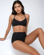 90s Boyshort CloudRib™ Black
