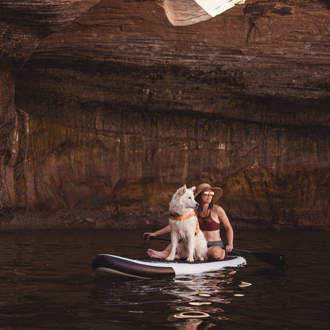 GrandSol Canyon Pack 11’ 4” Inflatable Paddle Board + Paddle, Pump, Detachable Fin, & Carrying Case