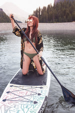 VidaGlide Oasis Pack 10’ 6” Inflatable Paddle Board + Paddle, Pump, Detachable Fin, & Carrying Case