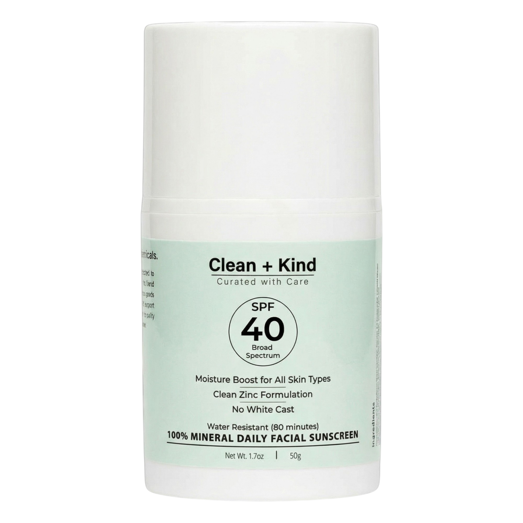 Untinted Daily Moisturizing Sunscreen | SPF 40
