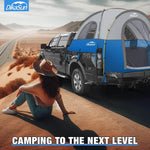 5.5-6.7ft Portable Pickup Truck Bed Tent | Blue