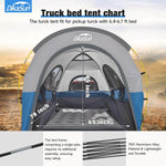 5.5-6.7ft Portable Pickup Truck Bed Tent | Blue
