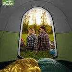 5.5-6.7ft Pickup Truck Bed Tent with Awning | Green