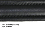 Derby Dog Designer Series USA Leather Spikes and Diamond Padded Dog Collar