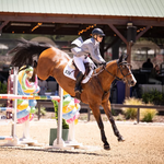 Grand Prix Ladies EQJ 3 Button Show Coat | NY Tech Fabric | Cadet Blue