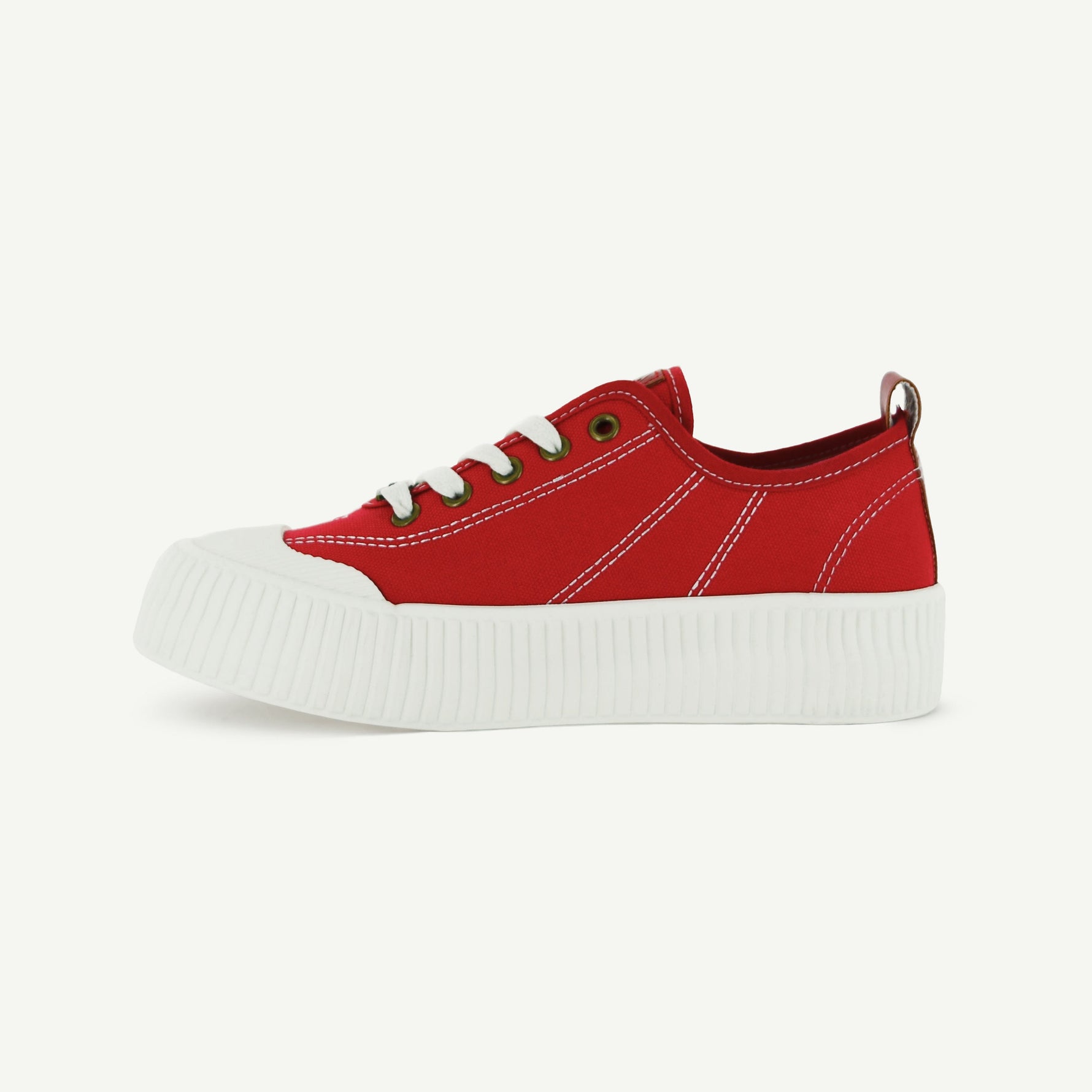 Court Royale Vulcanized Court Shoe | Red