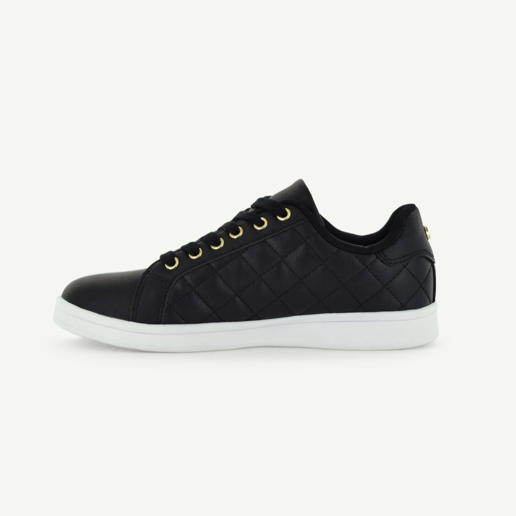 Voltaire Quilted Court Shoe | Black