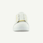 Voltaire Quilted Court Shoe | White