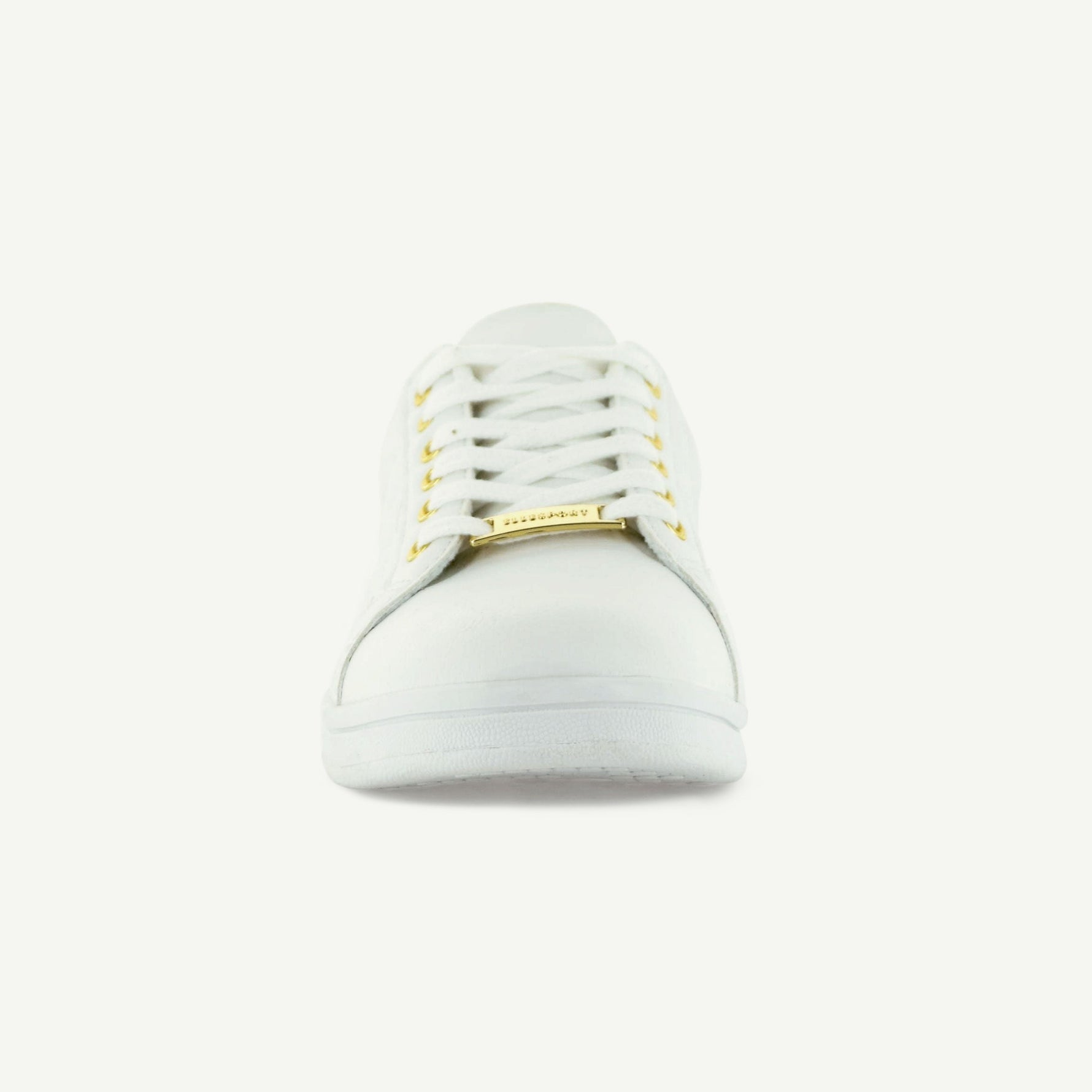 Voltaire Quilted Court Shoe | White