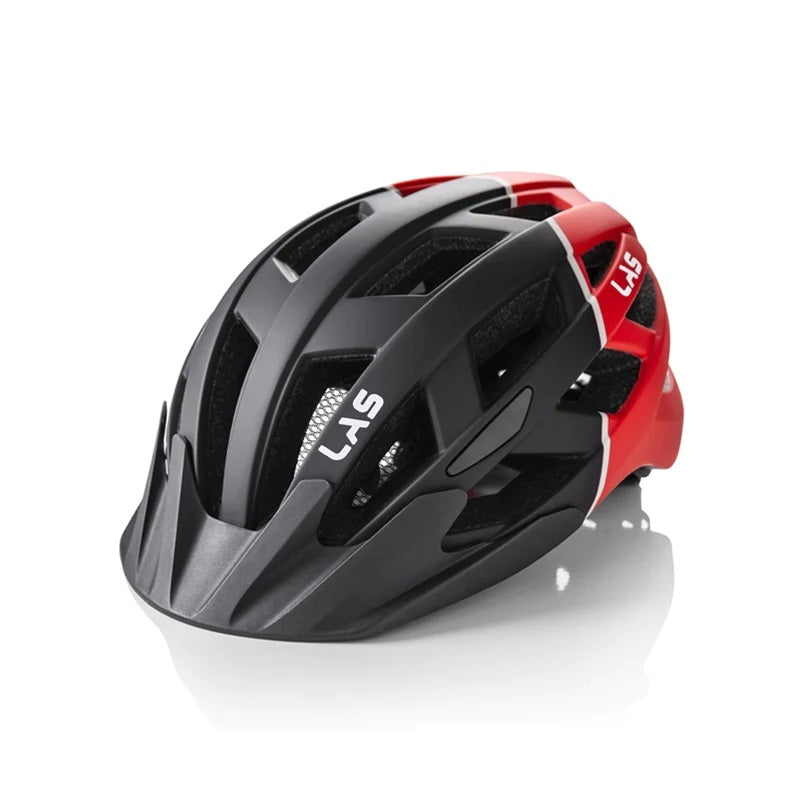 LAS Enigma Cycling Helmet | Matte Black/Red