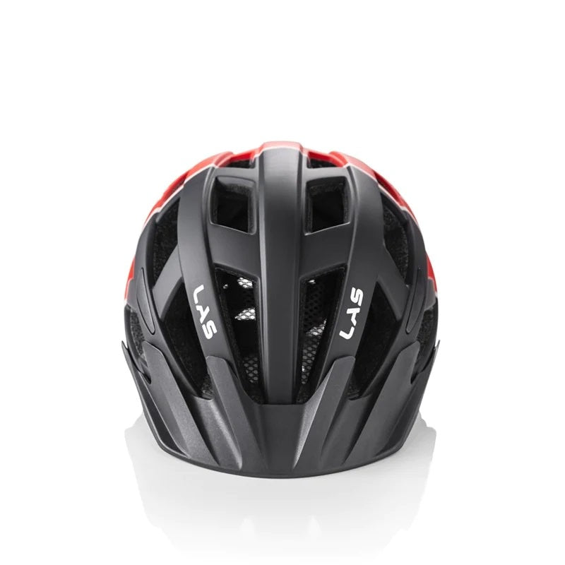 LAS Enigma Cycling Helmet | Matte Black/Red