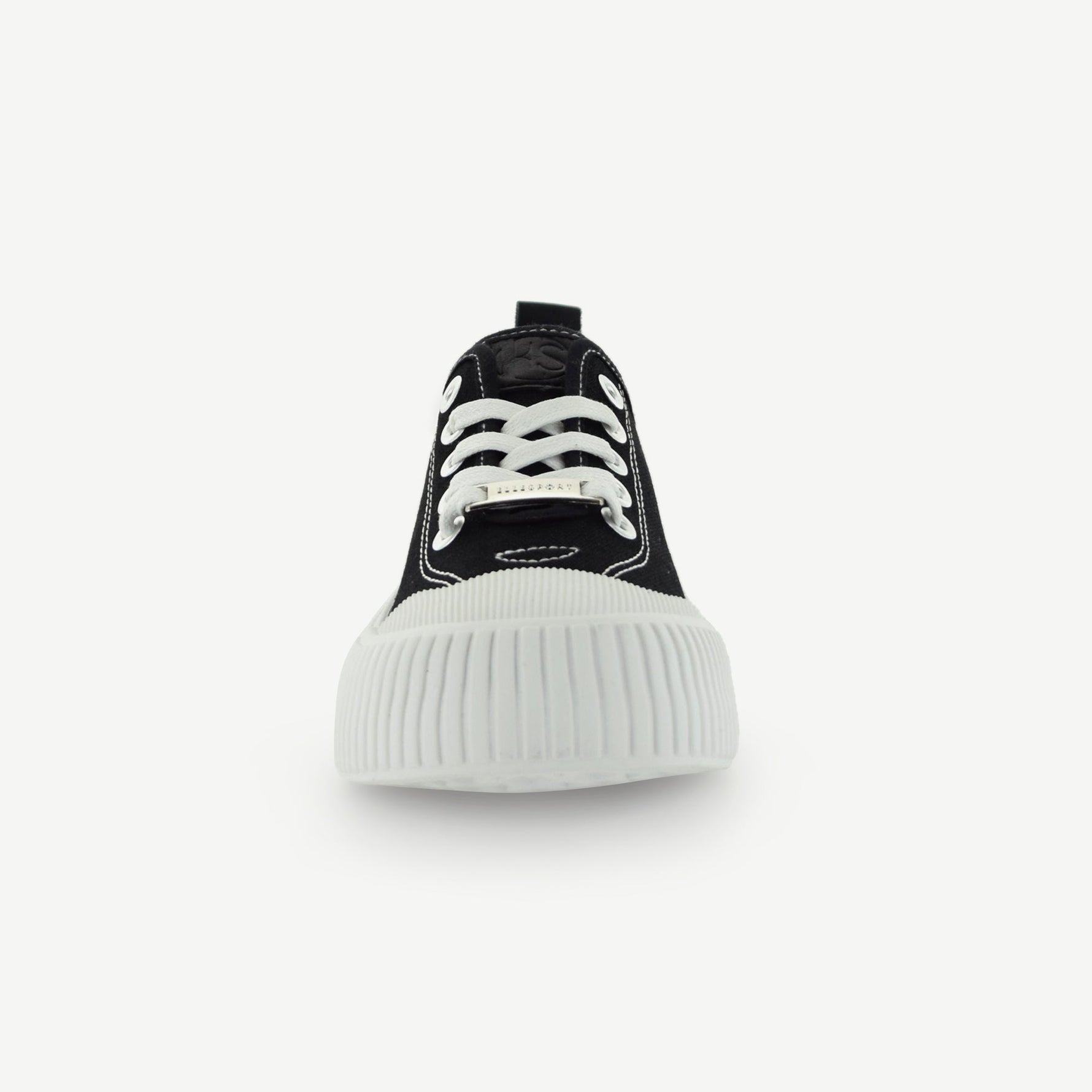 Court Royale Vulcanized Court Shoe | Black/White