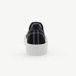 Court Royale Vulcanized Court Shoe | Black/White