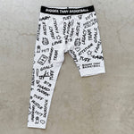 Emotions Single-Leg Compression Tights Right | White