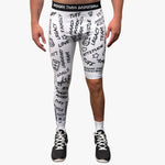 Emotions Single-Leg Compression Tights Right | White