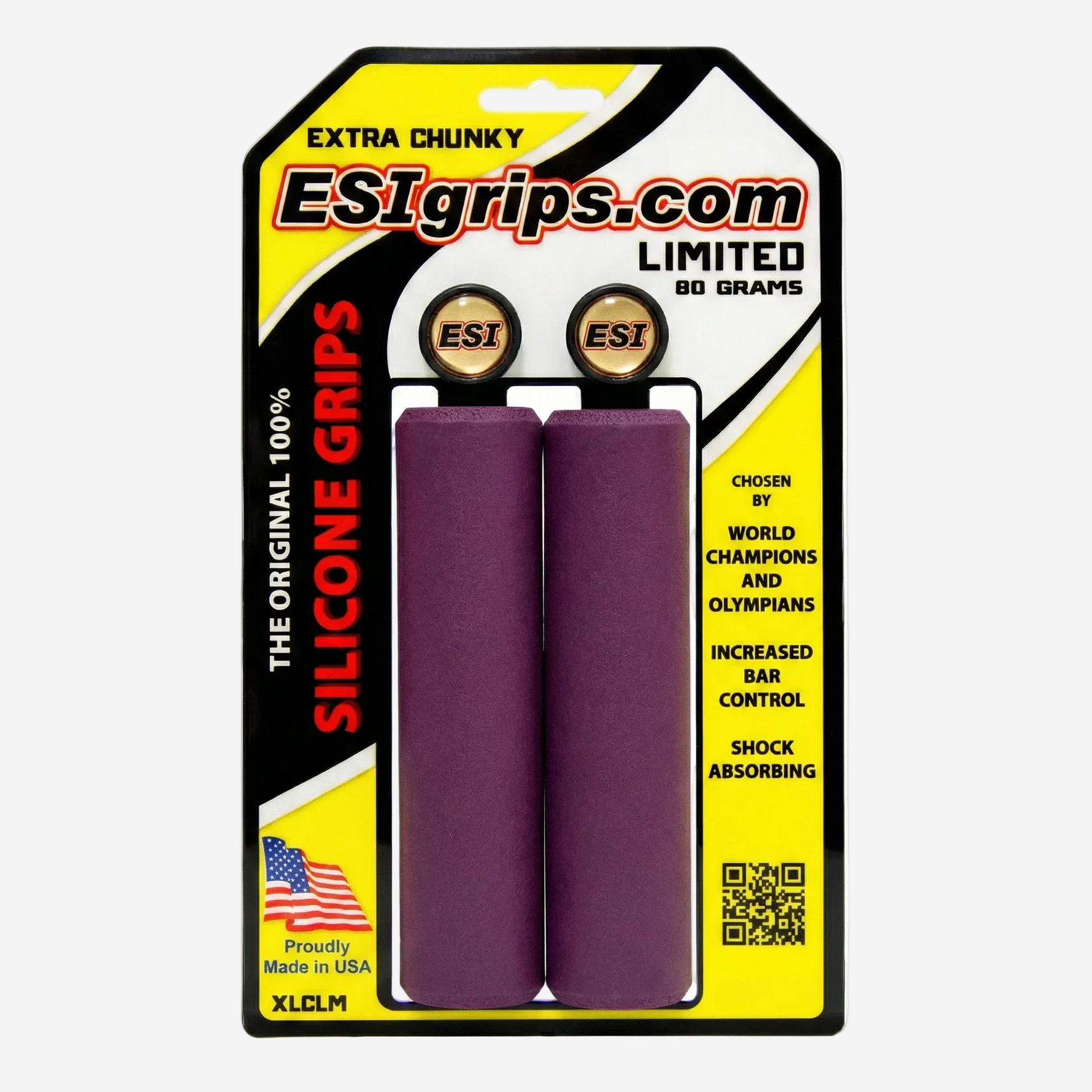 Limited Edition Wild Plum Bicycle Grips