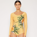 Aloha Beige Long Sleeve Rashguard | F1822