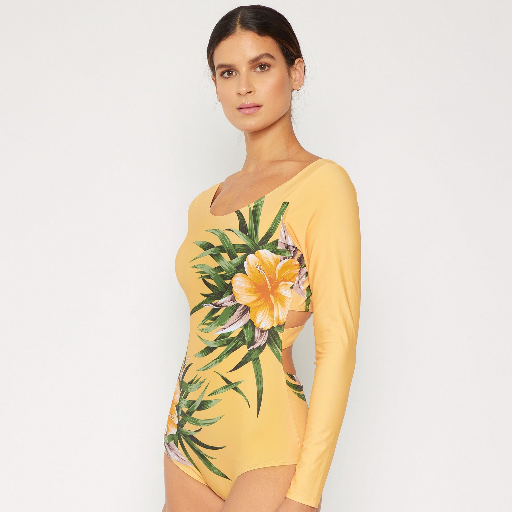 Aloha Beige Long Sleeve Rashguard | F1822