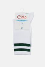 Conte Active Cotton Long Socks with Lurex Stripes