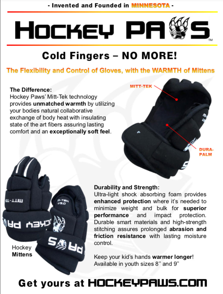 Mitt-Tek V3.0 Hockey Paws Mittens | Youth