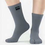 Polar Feet Fleece Tabi Socks | Soft Grey