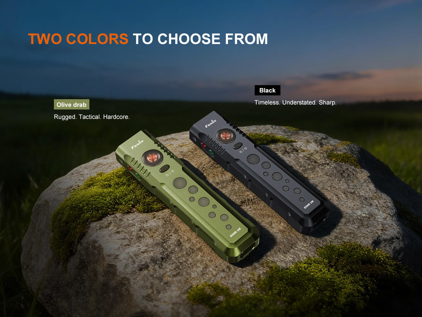 Fenix E08R UE Multi-Light EDC Flashlight цith Red Light & Green Laser