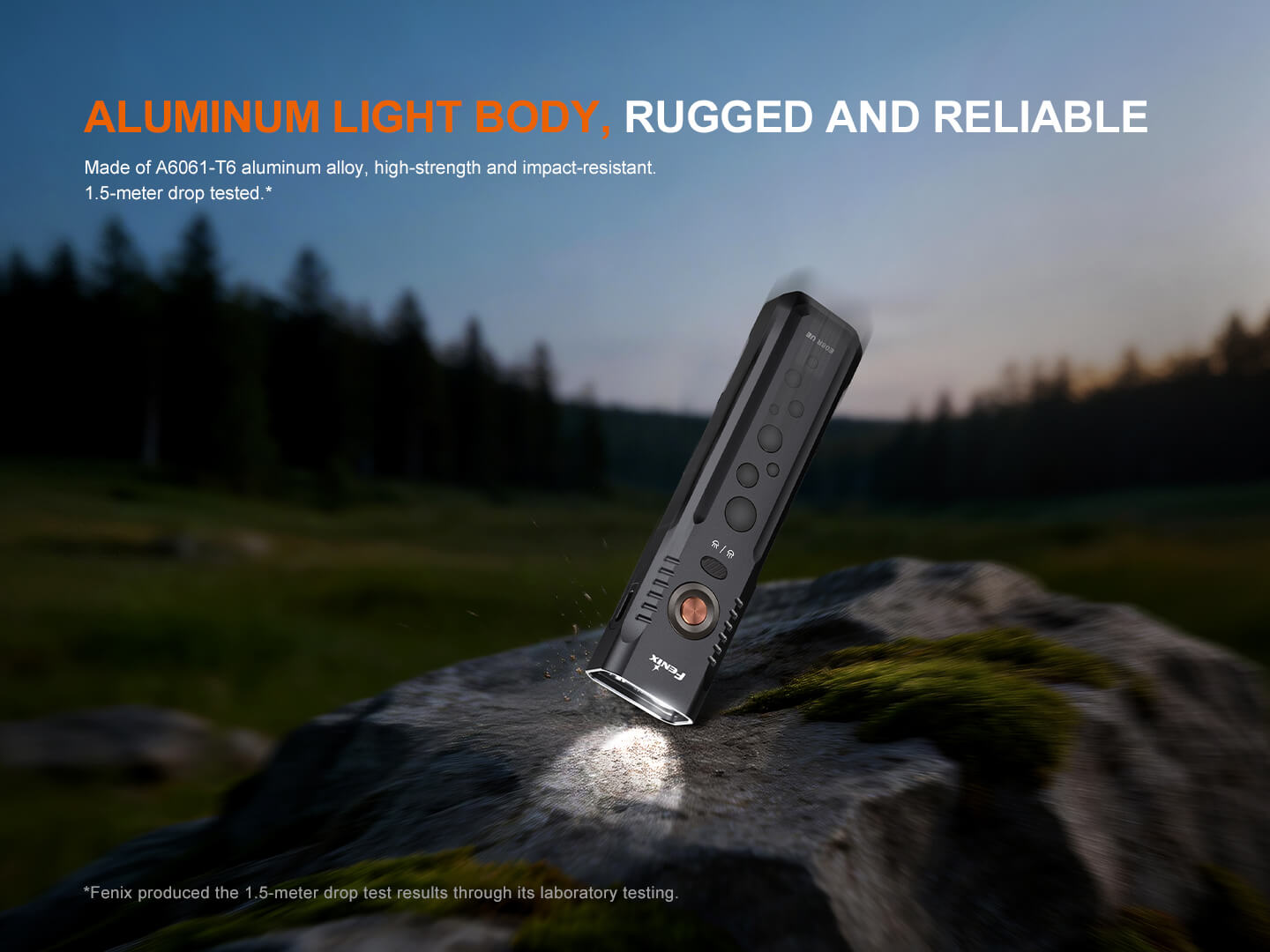 Fenix E08R UE Multi-Light EDC Flashlight цith Red Light & Green Laser