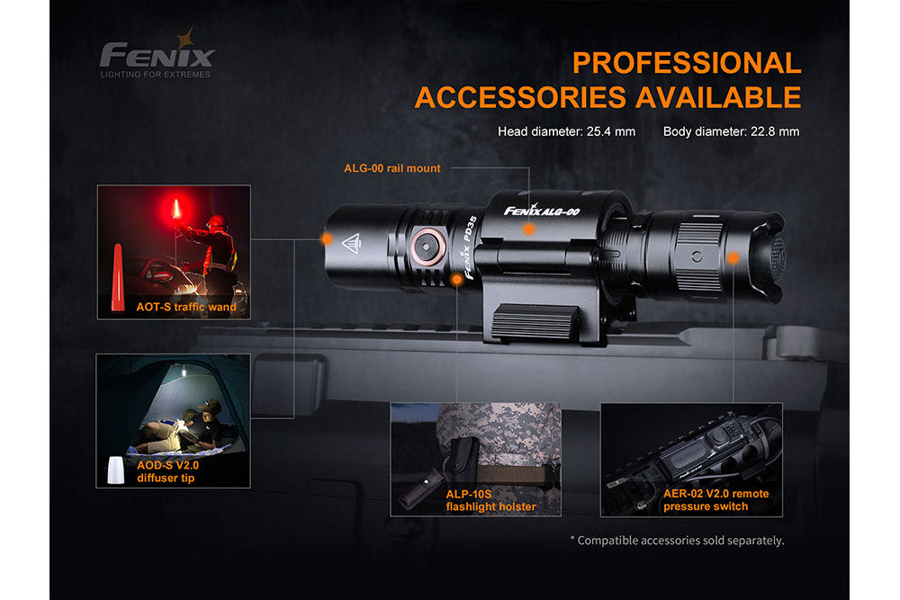 Fenix PD35 V3.0 Everyday Carry Flashlight | 1700 Lumens