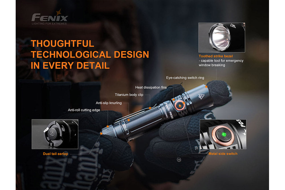 Fenix PD35 V3.0 Everyday Carry Flashlight | 1700 Lumens