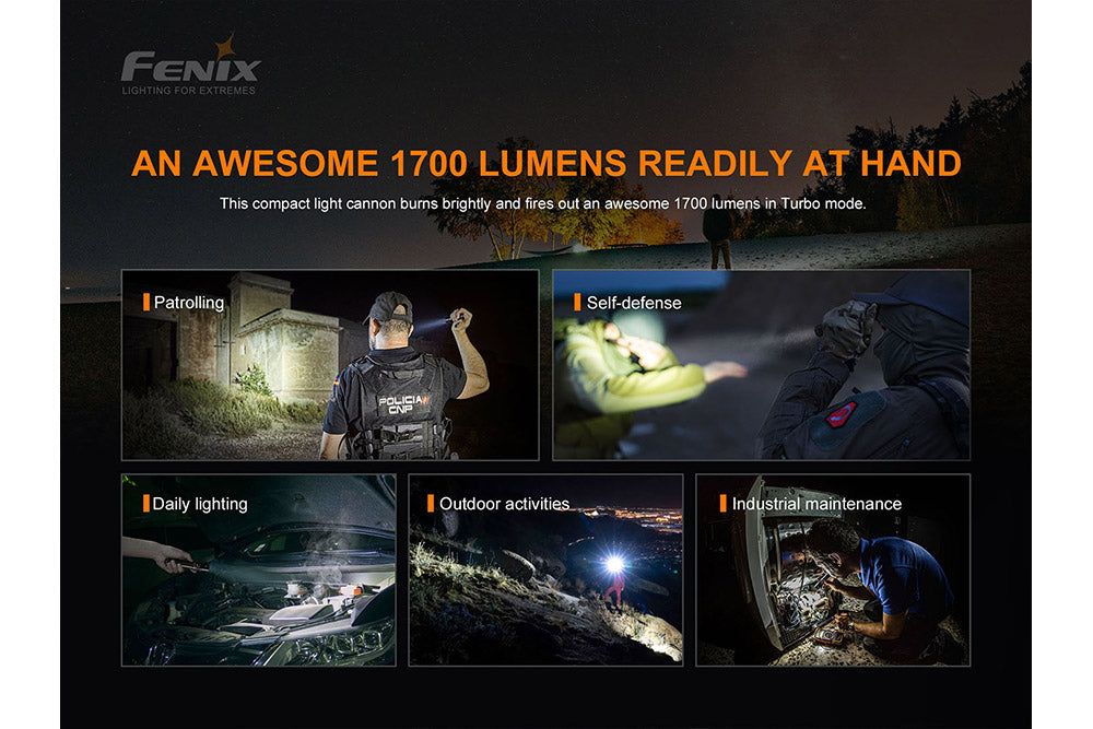 Fenix PD35 V3.0 Everyday Carry Flashlight | 1700 Lumens