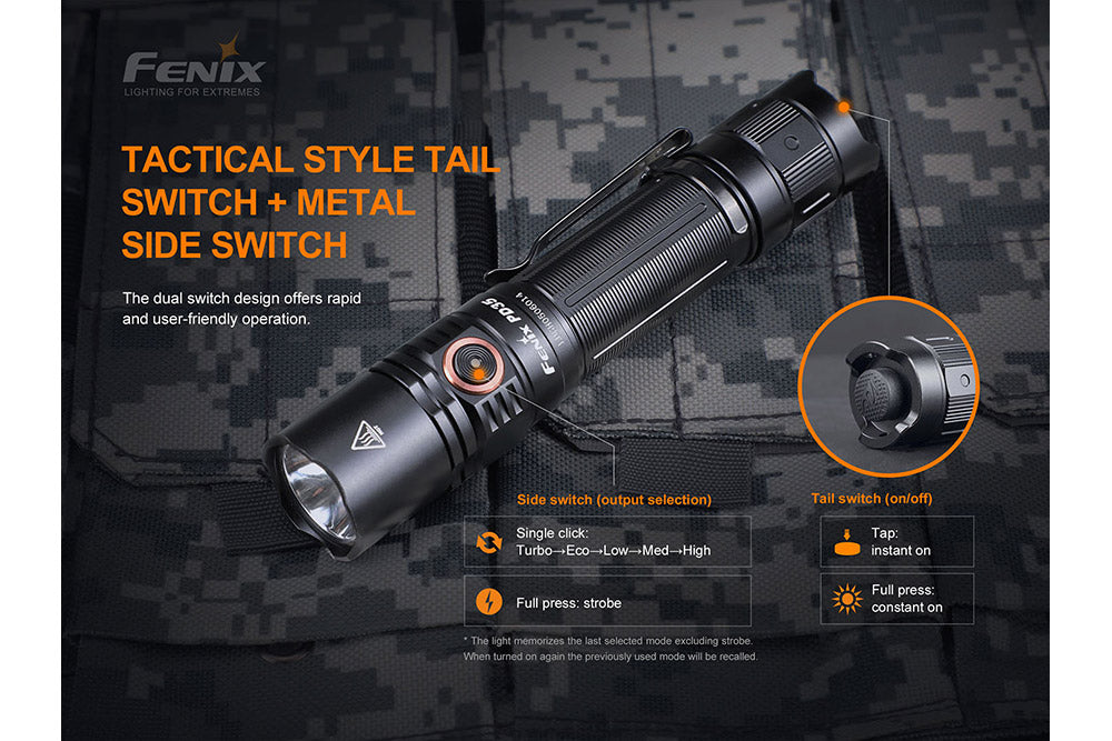 Fenix PD35 V3.0 Everyday Carry Flashlight | 1700 Lumens