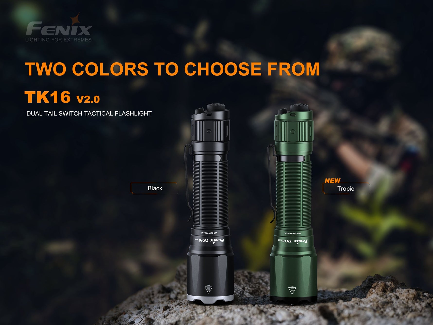 Fenix TK16 V2.0 Tactical Flashlight | 3100 Lumens