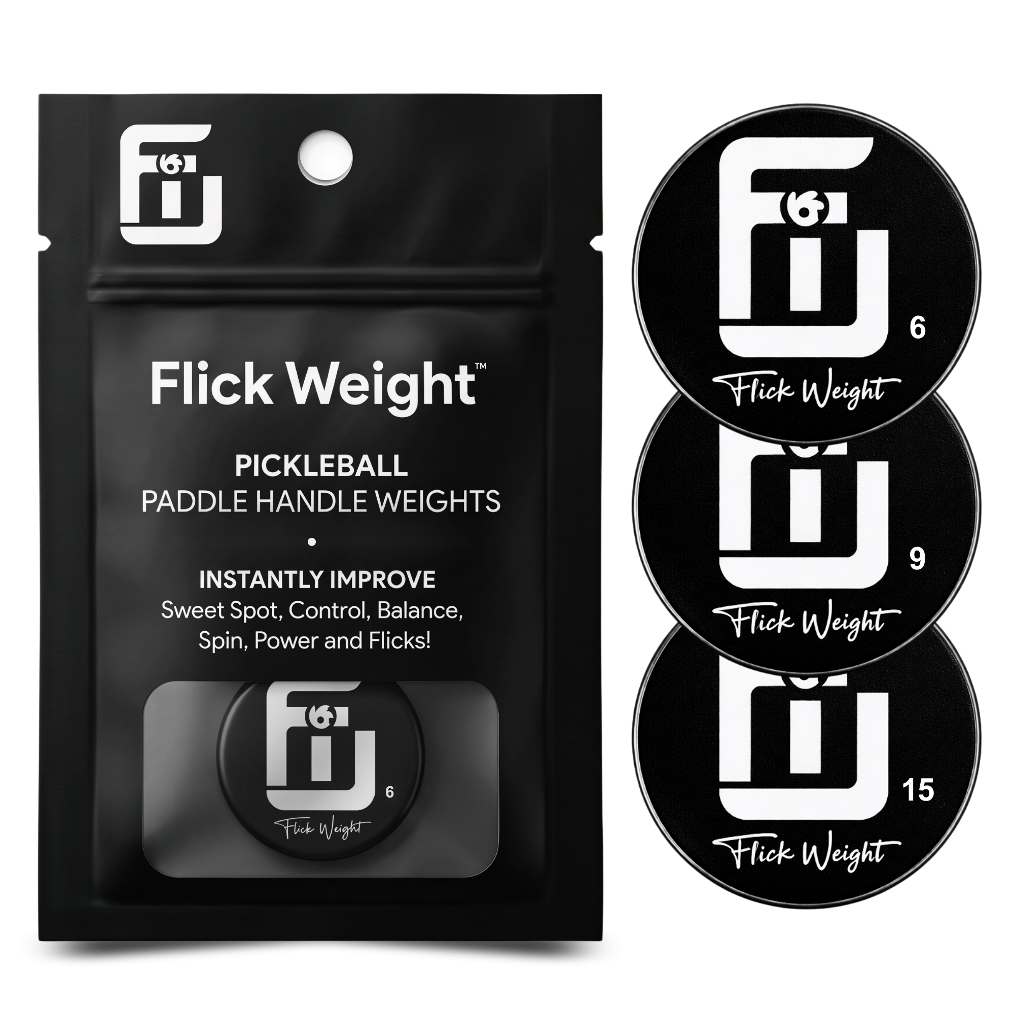 Tungsten "Light Pack" 6g, 9g, 15g Tungsten Weights