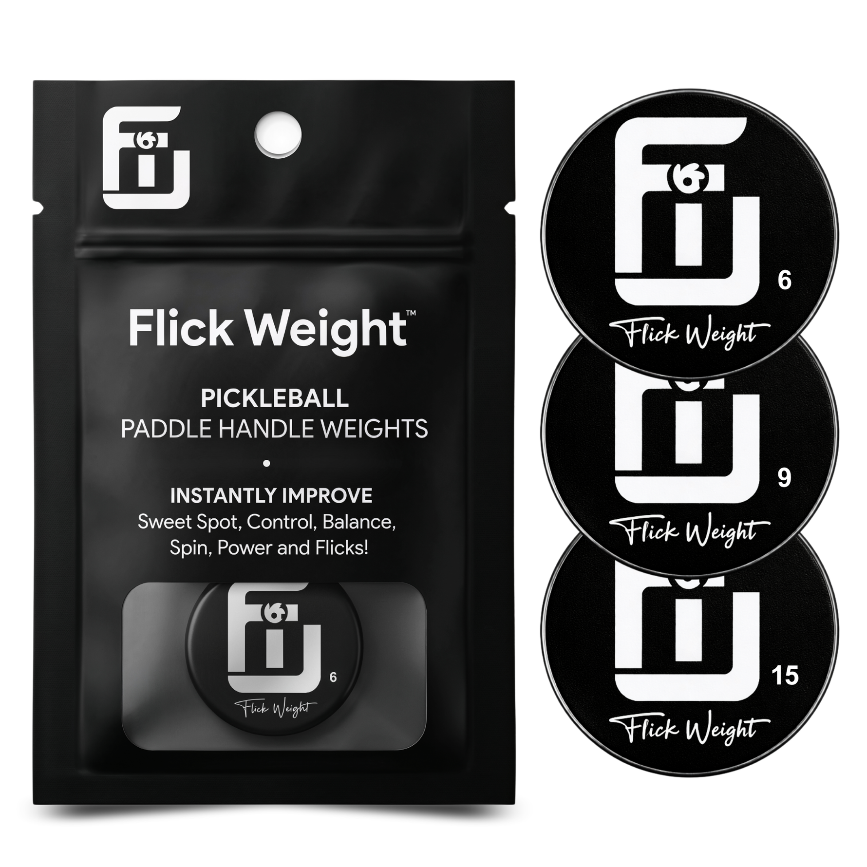 Tungsten "Light Pack" 6g, 9g, 15g Tungsten Weights