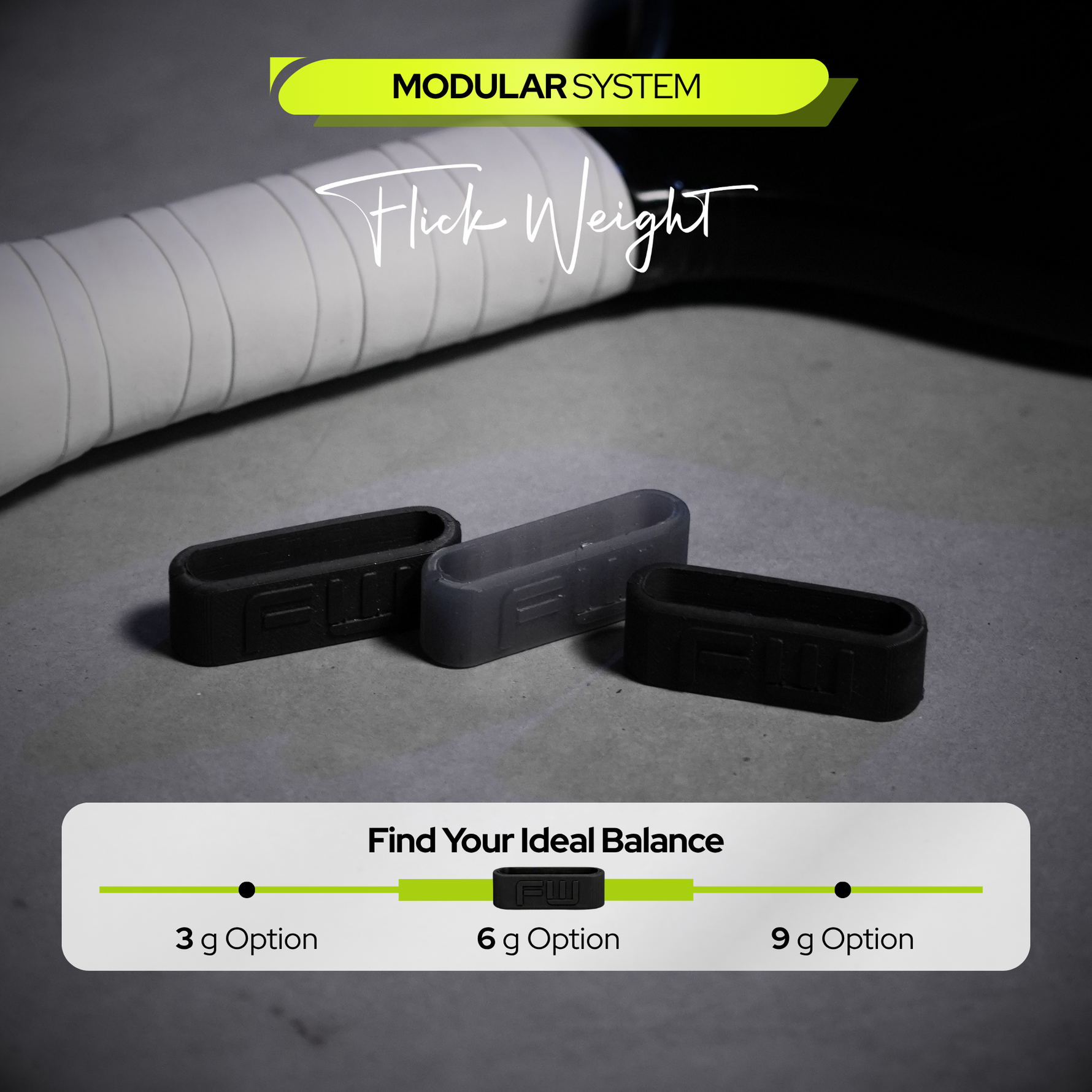Flick Weight ReFlex Bands | 3-Pack (3g, 6g, 9g)