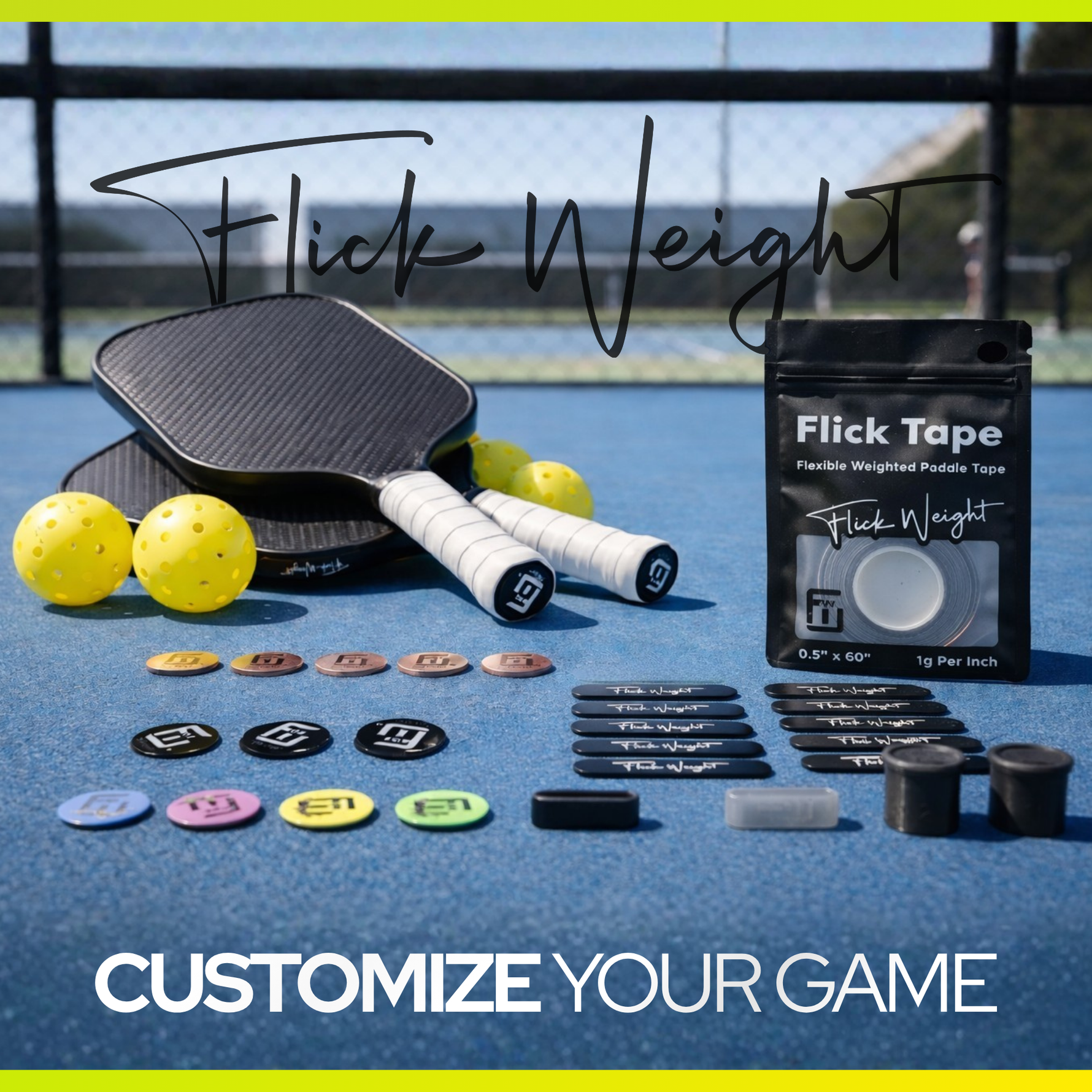 Flick Weight 3g, 6g, 9g, 18g | 4-Pack