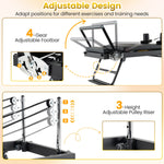 Foldable Pilates Reformer Machine for Home Gym | 660 LBS